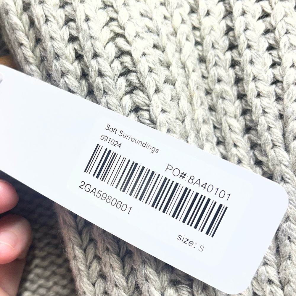 NEW Soft Surroundings Shawl Collar Cardigan size small wool cashmere blend women - Picture 4 of 9